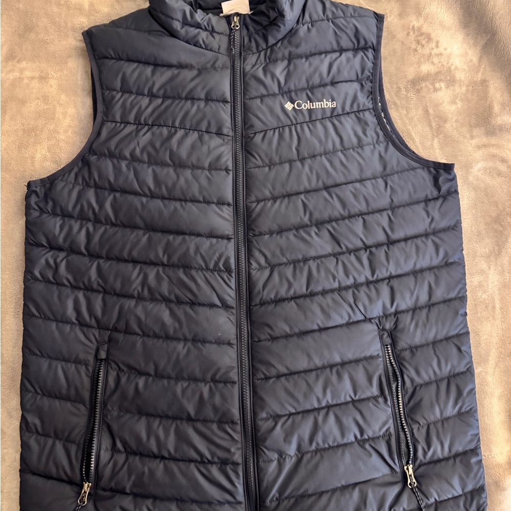 Columbia Dark Blue Quilted Vest